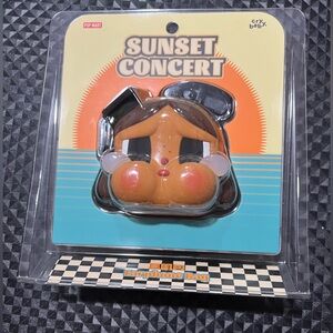 Sunset Concert Keychain earphone case
